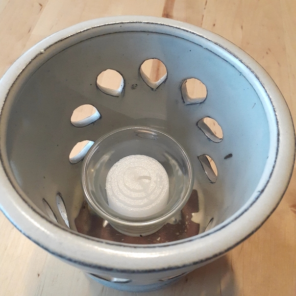 Ceramic Candle Lantern & Candles - Picture 2 of 8